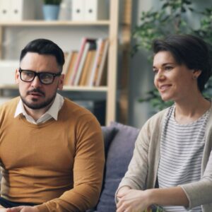 couple on couch in counselling session